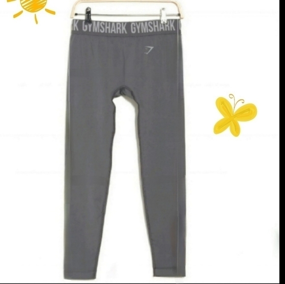 Gymshark Seamless Workout Fit Leggings Charcoal Gray Small - Picture 2 of 6